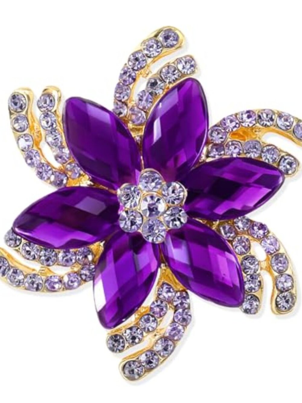 New - Vintage Flower Brooch for Women